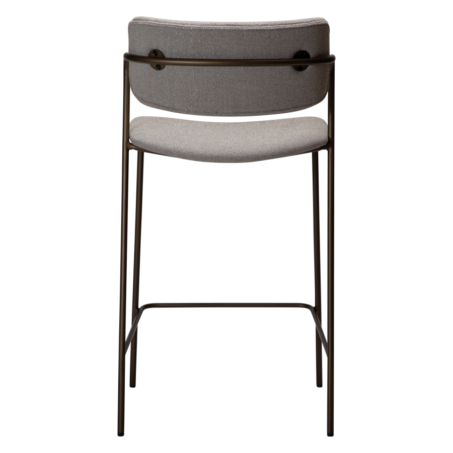 DAN-FORM ZED Bordskammel Cashmere bouclé stof m. antikke messing ben