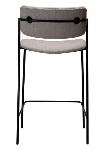 DAN-FORM ZED Bordskammel Cashmere bouclé stof m. sorte metal ben