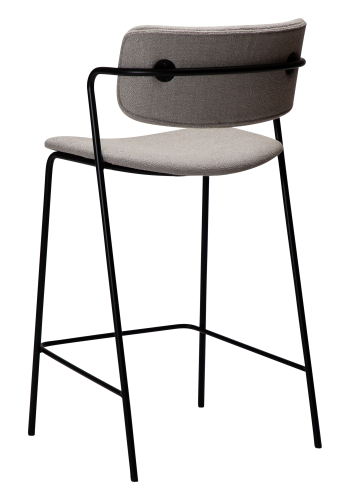 DAN-FORM ZED Bordskammel Cashmere bouclé stof m. sorte metal ben