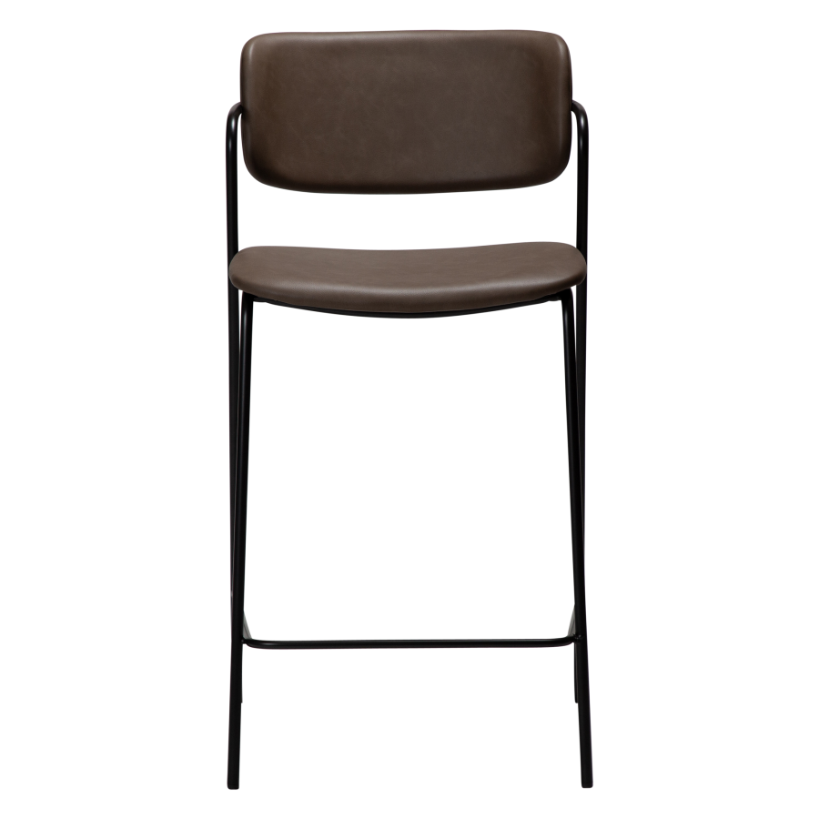 DAN-FORM ZED Bordskammel Major brunt imiteret lder m. sorte metal ben