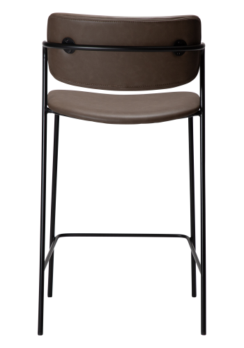 DAN-FORM ZED Bordskammel Major brunt imiteret lder m. sorte metal ben