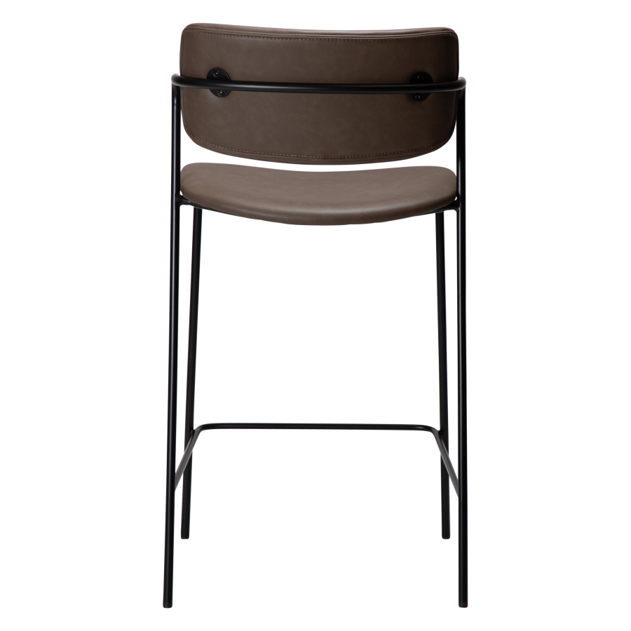 DAN-FORM ZED Bordskammel Major brunt imiteret lder m. sorte metal ben