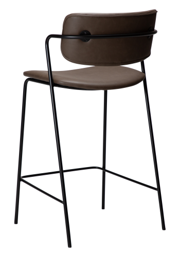 DAN-FORM ZED Bordskammel Major brunt imiteret lder m. sorte metal ben