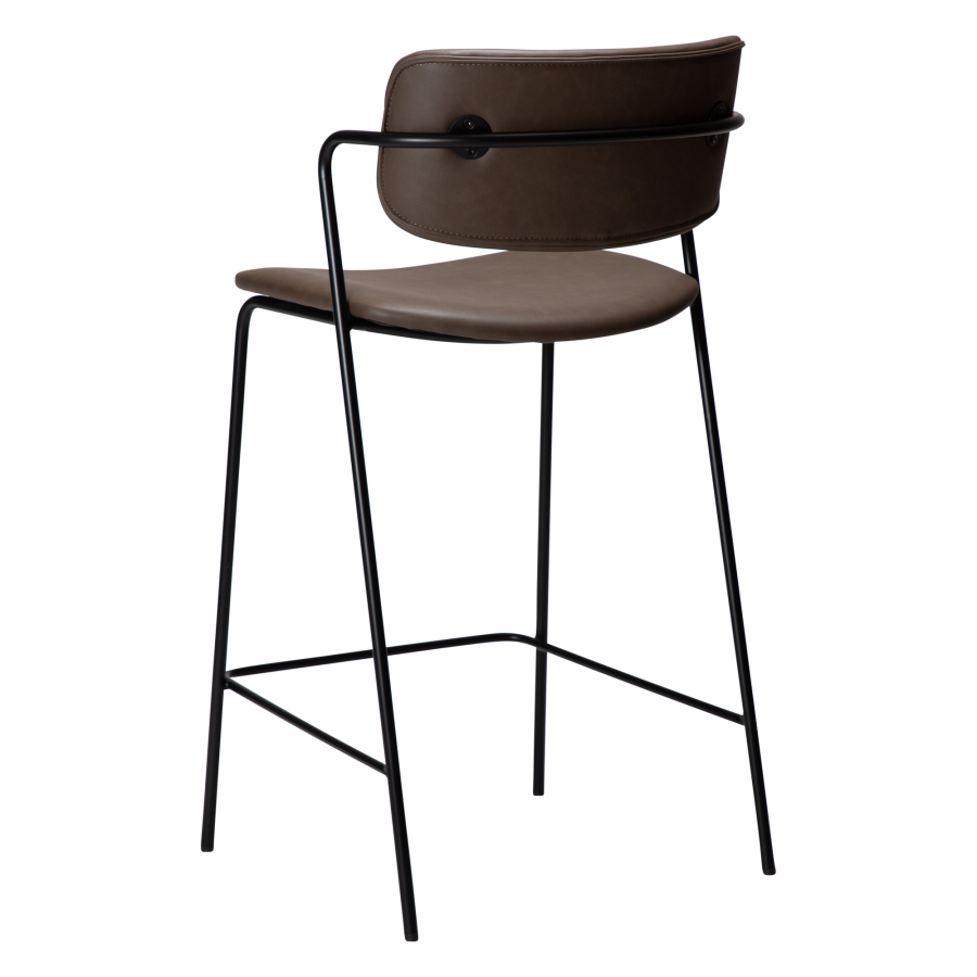 DAN-FORM ZED Bordskammel Major brunt imiteret lder m. sorte metal ben