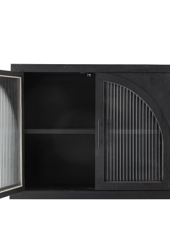 BLOOMINGVILLE Lario Skab, Sort, Fyr