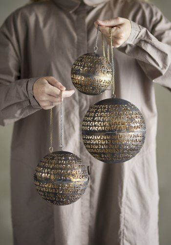 BLOOMINGVILLE Lumie Deko, Brass, Metal