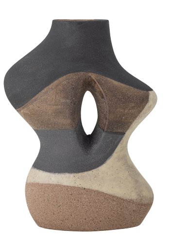 BLOOMINGVILLE Vica Vase, Brun, Stentj