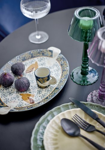 BLOOMINGVILLE Cisco Fyrfadsstage, Grn, Glas