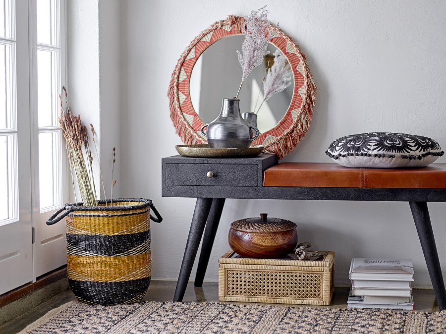 BLOOMINGVILLE Lally ske m/Lg, Natur, Rattan