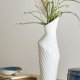 CREATIVE COLLECTION Fikla Vase, Hvid, Stentj